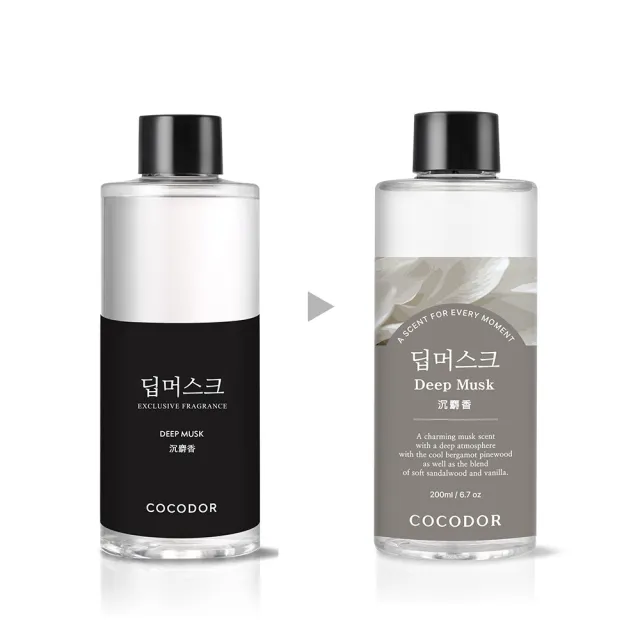 【cocodor】浮游花系列R擴香瓶200ml+擴香補充瓶200ml 2+1超值組(原廠直營)