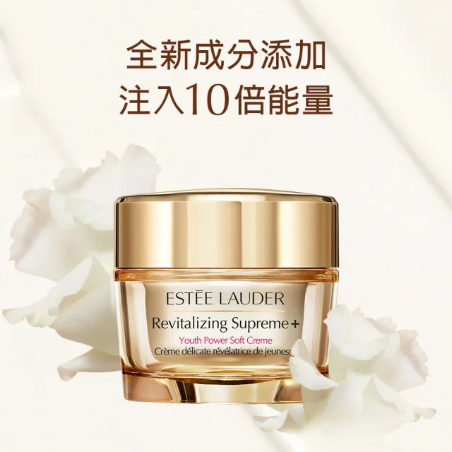 【Estee Lauder 雅詩蘭黛】膠原霜Q彈鐵粉組(年輕無敵膠原霜 7/5mlx2/乳霜/週年慶)