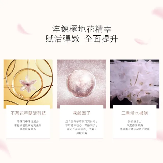 【Estee Lauder 雅詩蘭黛】白金級極萃賦活花秘凝露組(花秘凝露200mlx2+15mlx2)