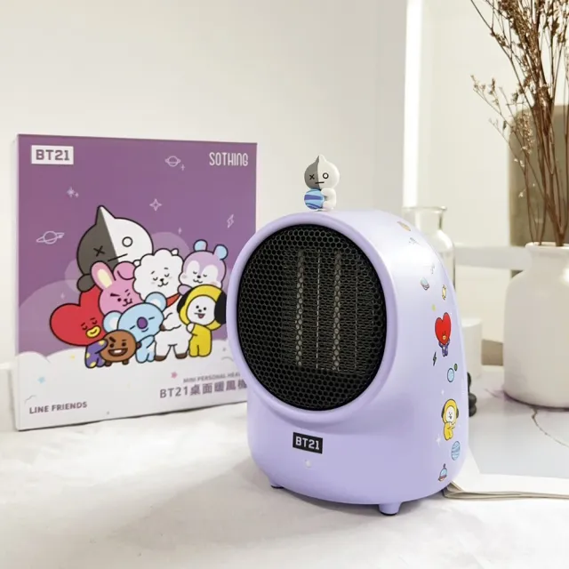 【SOTHING 向物】BT21桌面暖風機(陶瓷電暖器 迷你電暖器 暖腳器 居家暖風機 桌上暖風機 暖風扇 BTS)