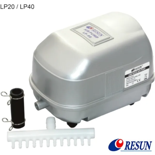 【RESUN 日生】鼓風機 LP40 大型打氣幫浦/水族牆/空氣馬達/一對多(魚池.系統缸.繁殖缸多缸型適用)