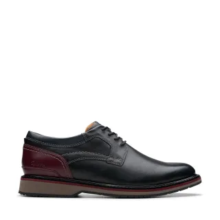 【Clarks】男鞋 Monahan Plain 縫線工藝感輕量正裝休閒鞋 皮鞋(CLM79976C)