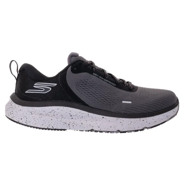 【SKECHERS】男鞋 慢跑系列 慢跑鞋 GO RUN PURE 4_WATER PROOF(246097BKGY)