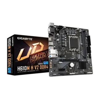 【GIGABYTE 技嘉】H610M H V2 DDR4 主機板+Intel i3-12100F 4核8緒 中央處理器(M+C組合)