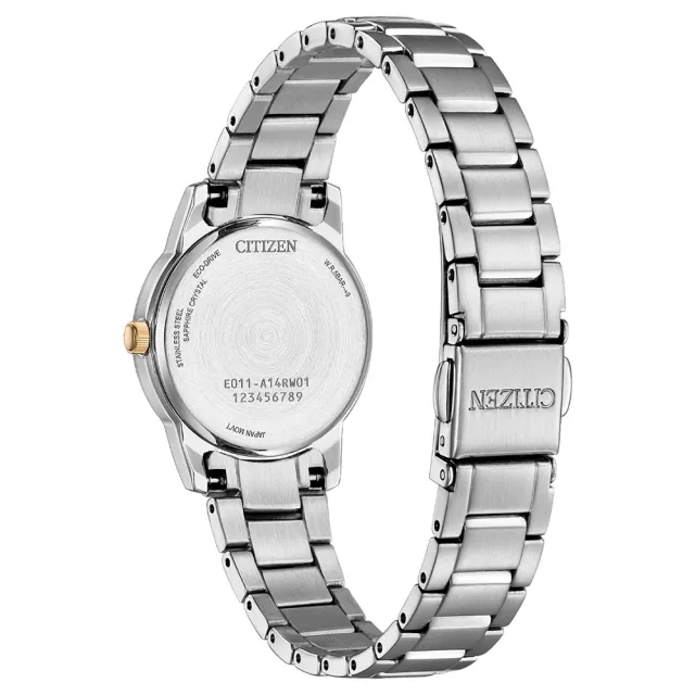【CITIZEN 星辰】PAIR系列 簡約時尚 光動能男女對錶 情侶手錶(BM6977-70E+EW2317-76E)