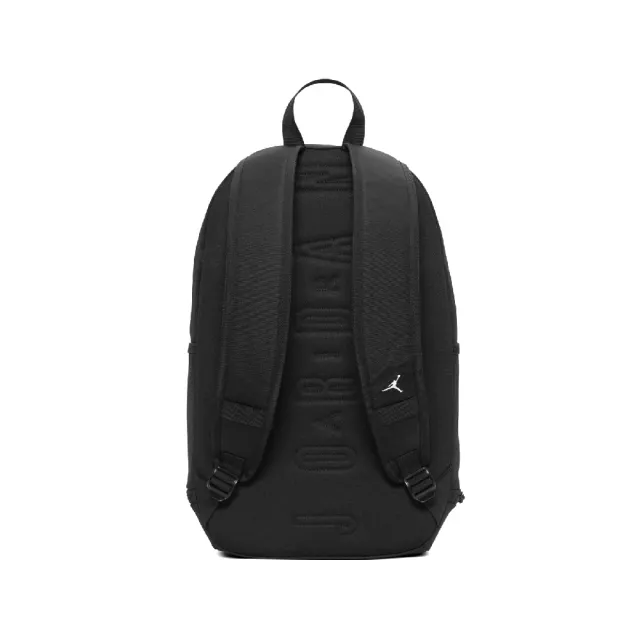 【NIKE 耐吉】後背包 Jordan Backpack 黑 金 15吋筆電包 雙肩背 水瓶側袋 多夾層 書包(JD2443007AD-001)