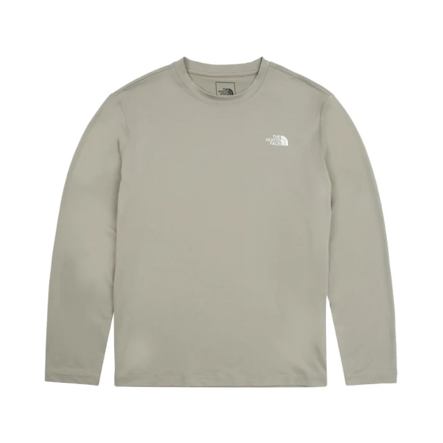 The North Face TNF 北臉 休閒 吸濕排汗防曬長袖上衣 M BREEZE L/S TEE - AP 男 灰(NF0A89ZY1I4)