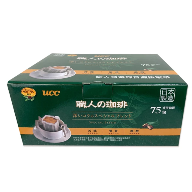 UCC UCC霖.炭焙濾掛咖啡10gx60入/箱(賞味期:2