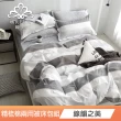 【Green 綠的寢飾】100%精梳純棉兩用被床包組( 雙人 200織/多款任選)