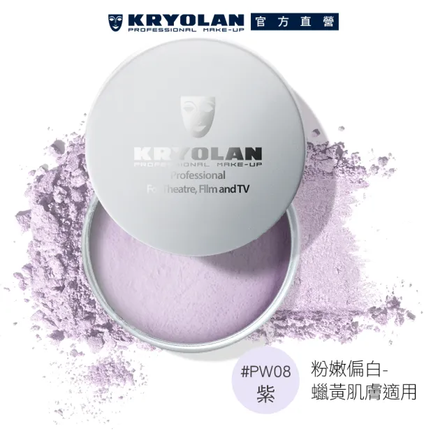 【KRYOLAN 歌劇魅影】輕柔透明蜜粉15g X2(專櫃經典蜜粉)