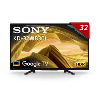 【SONY 索尼】BRAVIA 32型 HDR LED Google TV電視(KD-32W830L)