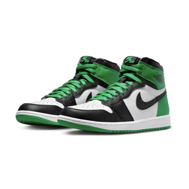 NIKE 耐吉 Air Jordan 1 Retro High OG GS Lucky Green 黑綠 女鞋 大童 FD1437-031