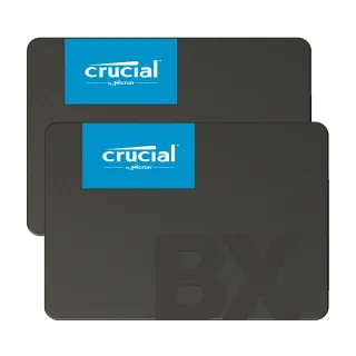 【Crucial 美光】BX500 1TB SATA SSD 固態硬碟 兩入組(CT1000BX500SSD1)