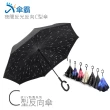 【傘霸】升級版-夜間反光反向C型傘(買一送一-顏色隨機出貨)