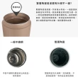 【WOKY 沃廚】二代渾圓杯 雙層陶瓷款750ml-附矽膠粗吸管(隨行杯/吸管杯/保溫杯/保溫瓶)