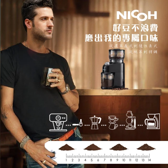 NICOH 不鏽鋼錐刀磨豆機(NCG-280)