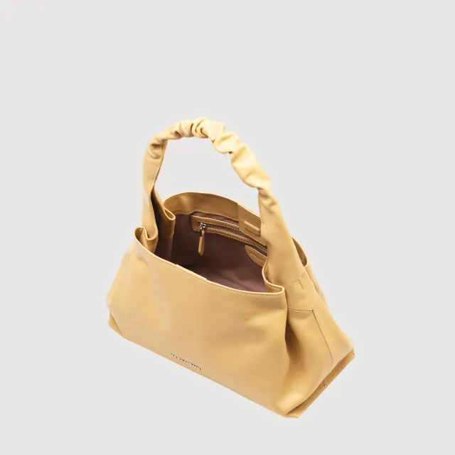 【BRAUN BUFFEL 德國小金牛】薇拉-A 附背帶小肩包-淺棕色(BF850-51-CR) 女包送禮推薦