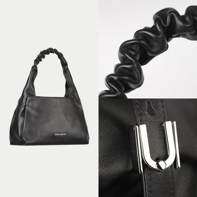 【BRAUN BUFFEL 德國小金牛】薇拉-A 附背帶大肩包-黑色(BF850-52-BK) 女包送禮推薦