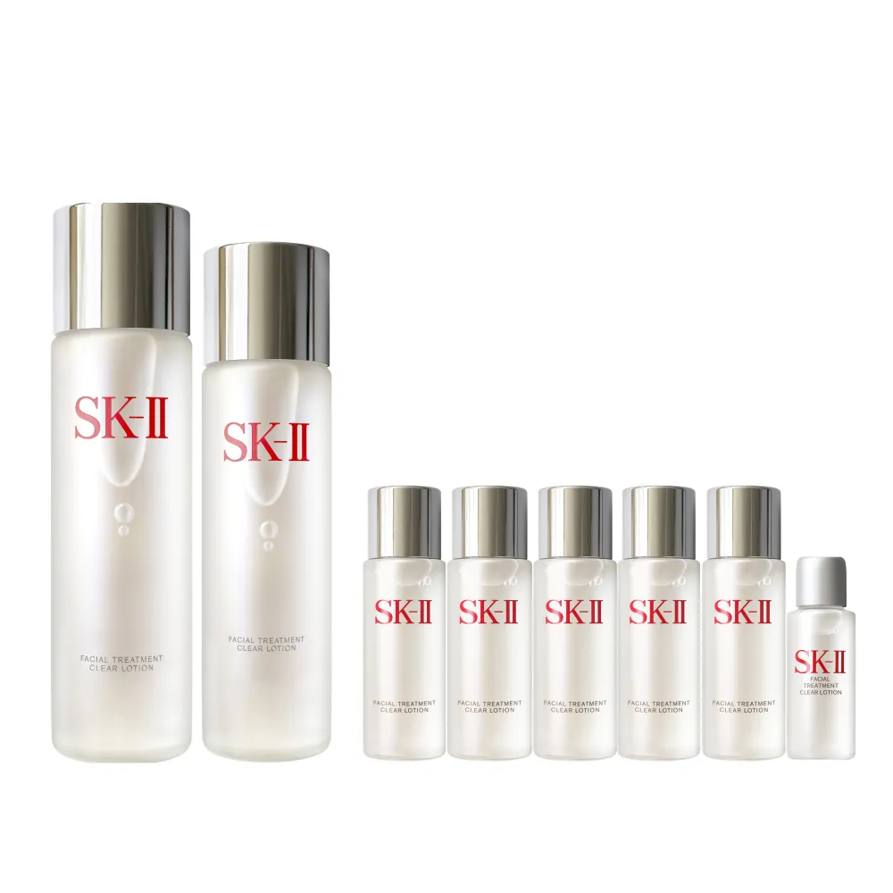 【SK-II】官方直營 亮采雙重禮盒組(亮采化粧水230ml+160ml/保濕化妝水套組)