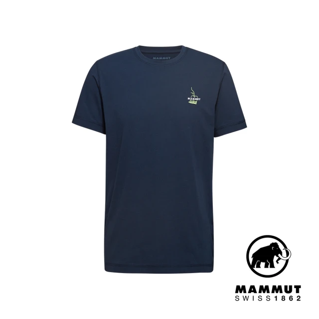 Mammut 長毛象 Mammut Core T-Shirt Snow Men 機能有機棉舒適短袖上衣 男款 海洋藍 #1017-04054