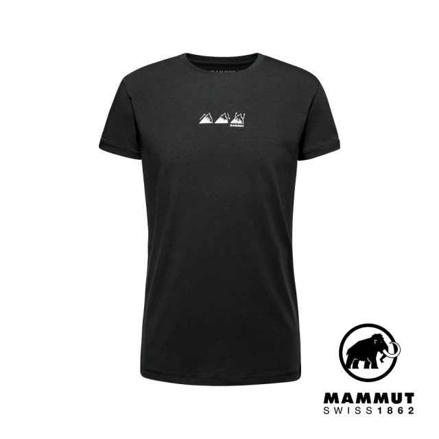 Mammut 長毛象 Mammut Seon T-Shirt Playground 機能有機棉短袖T恤 男款 黑色 #1017-06230