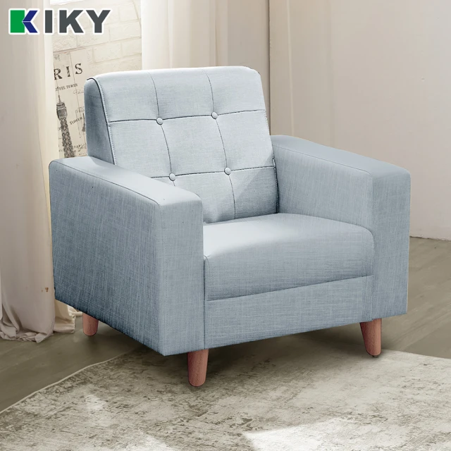 IDEA 古菲斯加厚飽滿單人座沙發/貓抓皮沙發 布沙發(任選