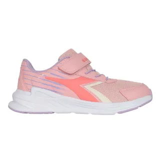 【DIADORA】22-24.5CM_女大童專業輕量慢跑鞋-超寬楦 魔鬼氈 反光(DA11110)