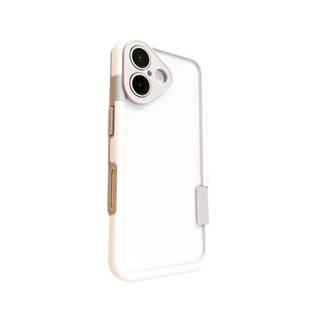 【爾本】iPhone 16 Plus 俏皮輕量 柔韌TPU散熱邊框保護殼