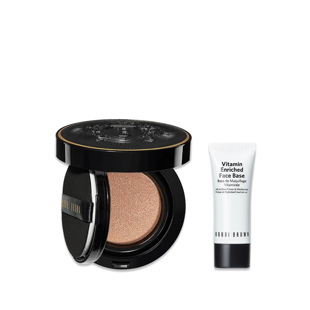 【Bobbi Brown 芭比波朗】霧光持久氣墊粉餅(SPF40 PA+++/柔霧小黑盒/持妝/遮瑕/控油/粉底)