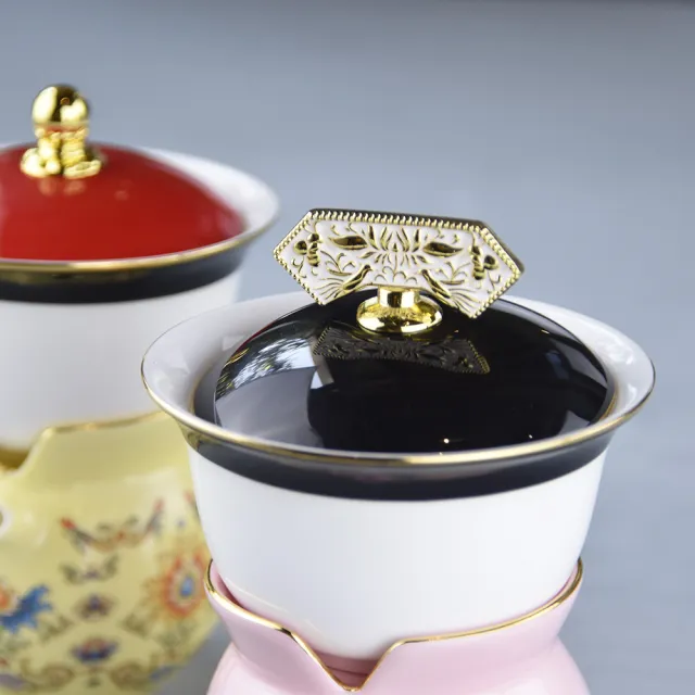 【TALES 神話言】新乾隆美學-小乾隆茶器妃子款(1壺1杯 文創 禮品 禮物 收藏 茶具)
