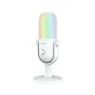【Razer 雷蛇】Seiren V3 Chroma 魔音海妖幻彩版 麥克風(白色)