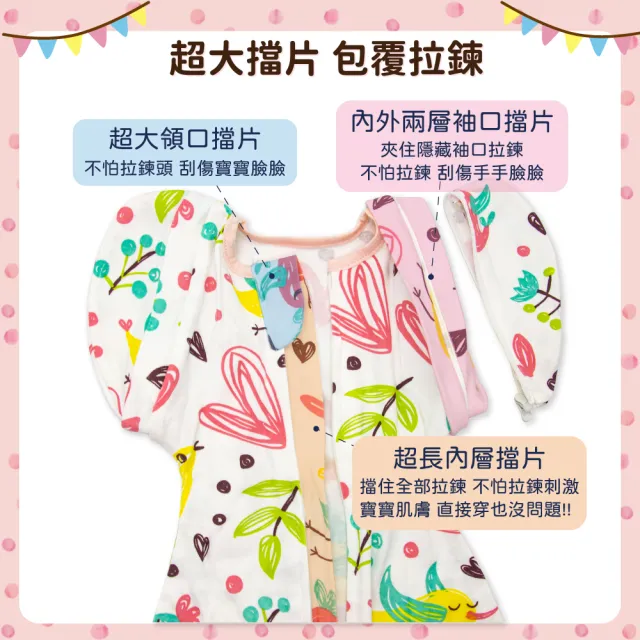 【OhBabyLying】春秋薄款可換袖成長包巾(二階/包巾/蝶型/防驚嚇安撫包巾/蝴蝶衣/蝴蝶包巾/雙拉鍊包巾)