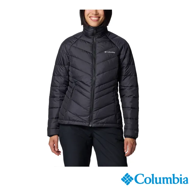 【Columbia 哥倫比亞】女款-OT防水保暖兩件式外套-黑色(UWR73960BK/IF)