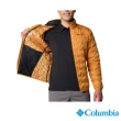 【Columbia 哥倫比亞】男款-保暖羽絨立領外套-橘色(UWE84120OG/IF)