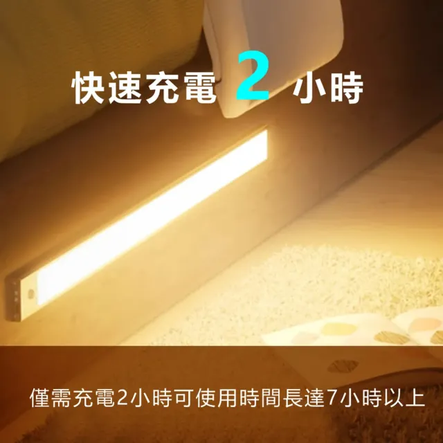 【EDSDS】多功能USB充電磁吸式LED智能感應燈 30公分櫥櫃燈/緊急照明燈(白光/黃光/自然光)