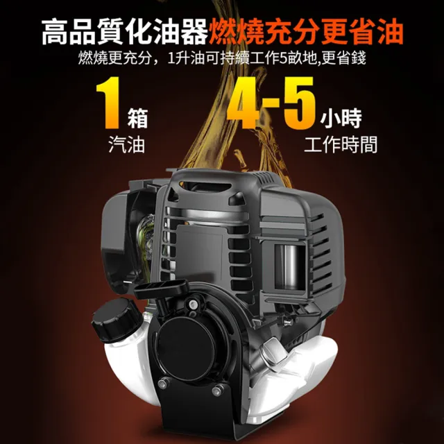 【小達】割草機 四衝程汽油除草機 打草機(超低油耗/強勁動力/持久續航)
