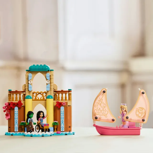 【LEGO 樂高】魔法壞女巫系列 75681 葛琳達、艾爾法巴與娜瑟蘿在西茲大學(魔法壞女巫 模型 禮物 居家擺設)