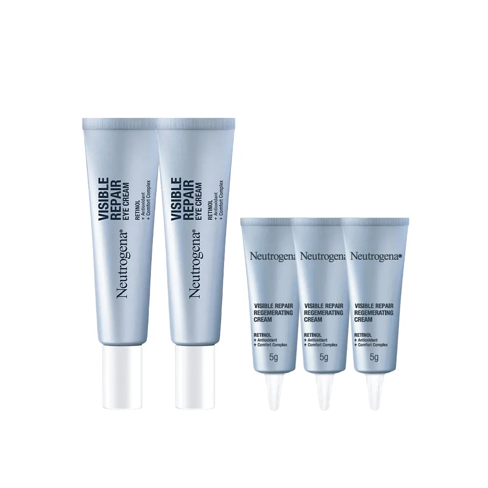 【Neutrogena 露得清】肌緻新生A醇眼霜15g 2入組(全新升級/官方直營)