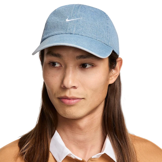 NIKE 耐吉 運動帽 鴨舌帽 U NK CLUB CAP U CB DENIM 24 L 男女 - HF0383429