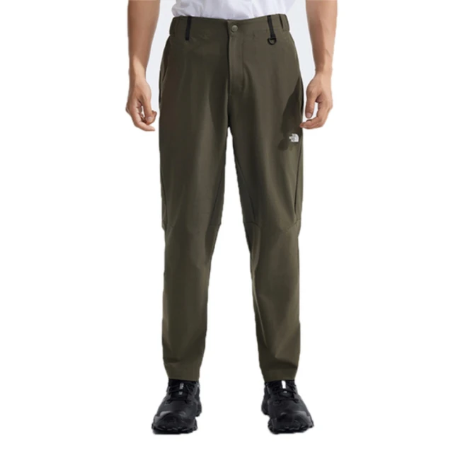 The North Face 北臉 長褲 男款 運動褲 防潑水 防風 M ESSENTIAL MIDDLE PANT 綠 NF0A89ZU21L