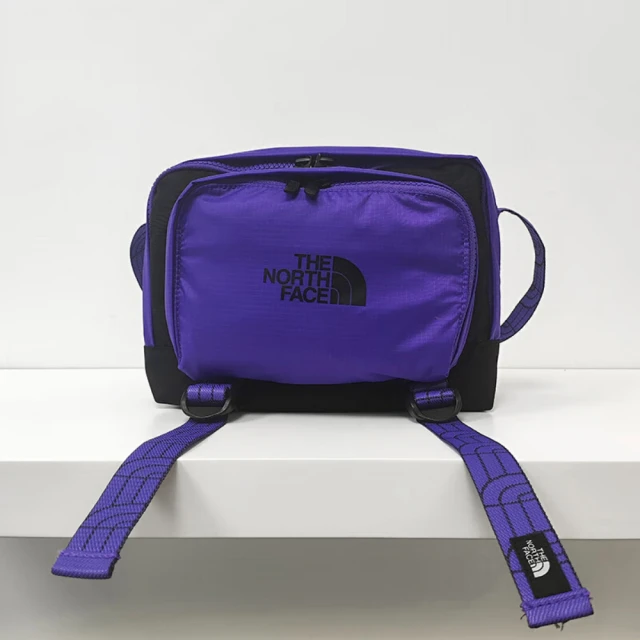 The North Face 北臉 側背包 斜背包 小包 運動包 CITY SHOULDER BAG 黑紫 NF0A8AMVS96