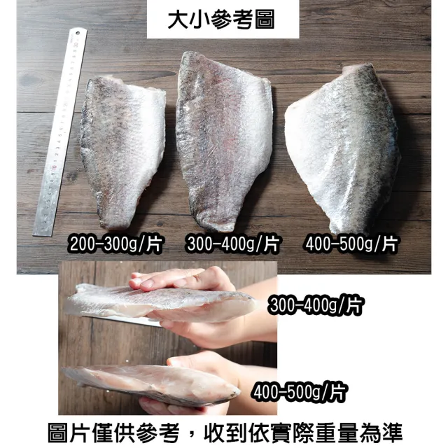 【鮮綠生活】台灣金目鱸魚片 2.4kg-三款組合重量任選(總重 2.4kg/組 雙11)