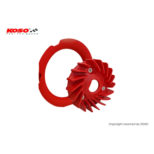 【KOSO】六代勁戰 輕量化風扇+導風罩(YAMAHA六代勁戰/FORCE 2.0/水冷BWS 125/N-MAX 155/AEROX 155水箱風扇)