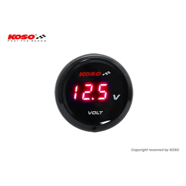 【KOSO】超薄電壓錶、碼錶(電壓表、碼表)