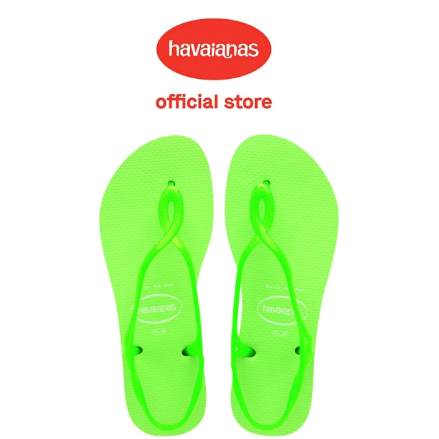 havaianas 哈瓦仕 涼鞋 女鞋 拖鞋 夾腳拖 Luna Neon 螢光綠 4149134-1411W(哈瓦士)