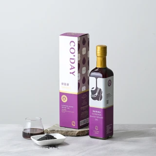 【梅山茶油合作社】頂級黑麻油500ml(CODAY好日籽)