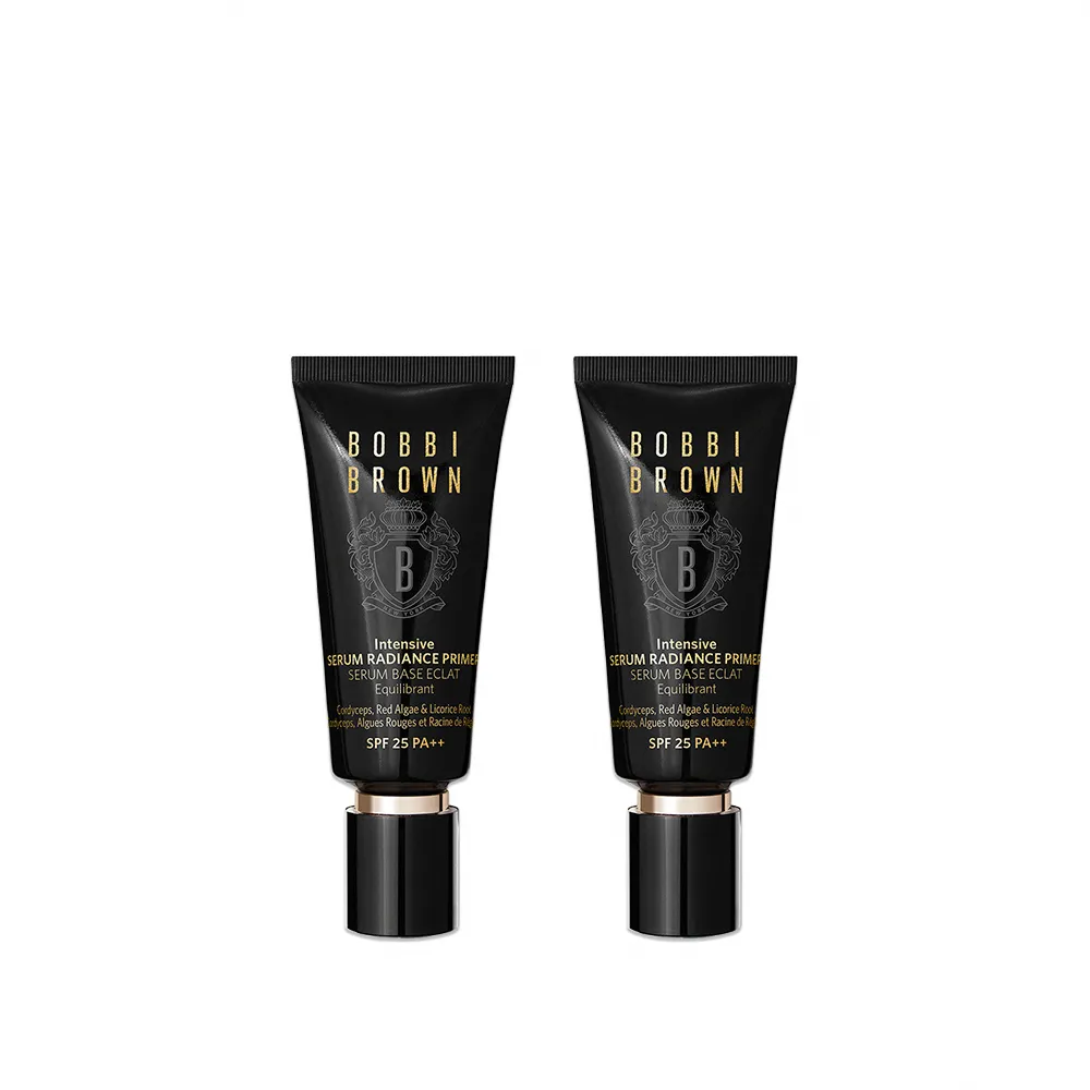 【Bobbi Brown 芭比波朗】蟲草美肌妝前分享組(冬蟲夏草亮膚持妝乳40ml SPF 25 PA++ x2/防曬/妝前乳/隔離乳)