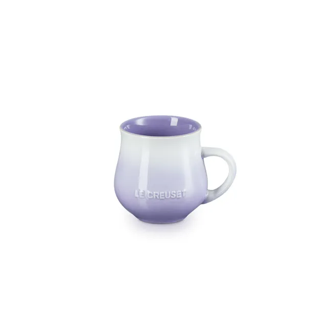 【Le Creuset】瓷器輕荷漫舞系列馬克杯320ml(湖水綠/淡粉紫/貝殼粉 3色選1)