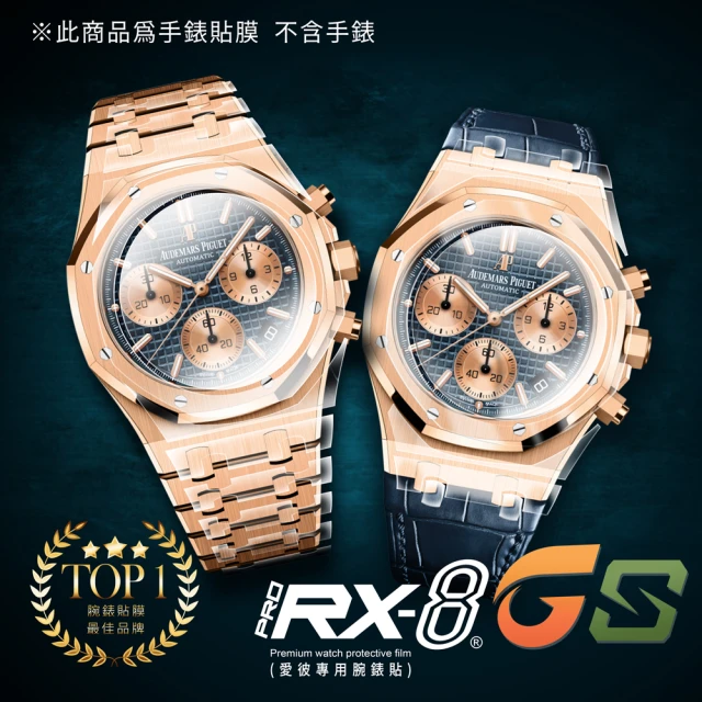 RX-8 愛彼AUDEMARS PIGUET 鍊帶款 系列手錶 腕錶保護膜含鏡面、外圈 頂級雙色款、亮霧合一(不含手錶)