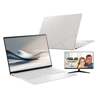 【ASUS】+24型螢幕組★14吋Ultra7輕薄AI筆電(ZenBook UX5406SA/Ultra7-258V/32G/1TB SSD/W11/3K OLED/EVO)